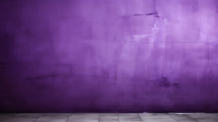 Purple wall background texture. Generative Ai.