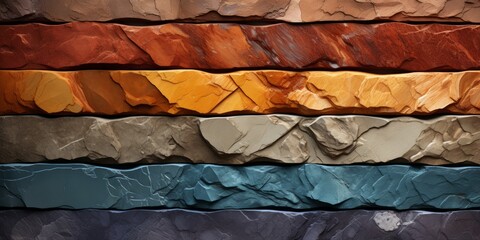 Different natural Earth textures mixed in beautiful abstract background, AI generated