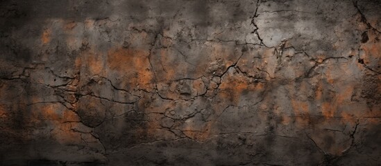 Close up of a textured wall with a dark grunge appearance - obrazy, fototapety, plakaty
