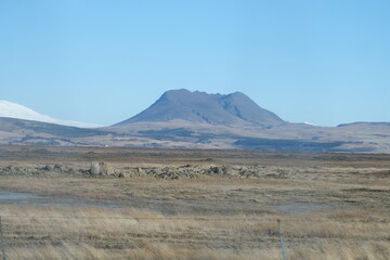 Landscape Iceland Mountains River Glacier Ocean