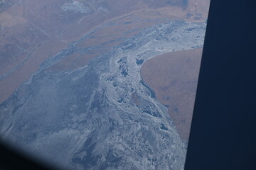Landscape Iceland Mountains River Glacier Ocean