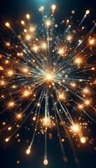 Celebration background with sparkler .