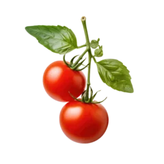 Fotobehang Cherry tomato red fresh cut out transparent  © CozyDesign