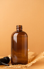 Recycled plastic pump bottle for mockup