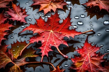 red maple leaf