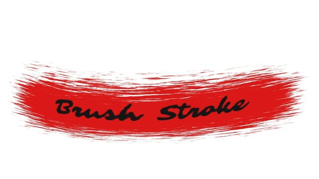 Paint Brush Stroke Text Title Intro