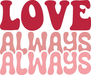 Valentine retro svg design and digital download