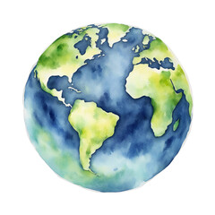 watercolour earth