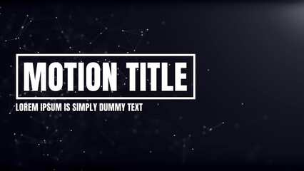 Minimalist Text Animation Crafted for All Videos