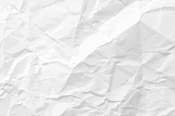 White clean crumpled paper