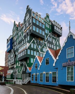 Lego architecture of Zaandam, Netherlands