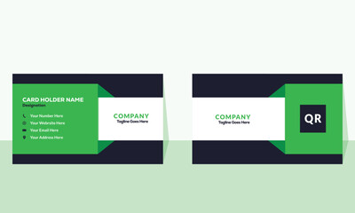 simple corporate business card  and modern business card design