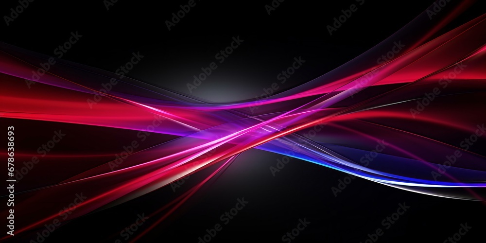 Poster dynamic abstract swirls of color intersecting in a vibrant dance of light and shadow