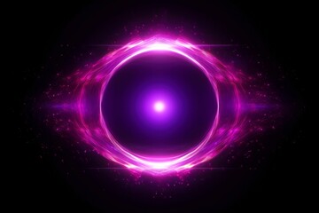 Obraz premium Abstract black hole with dark space galaxy background