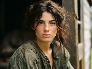 Unfiltered Emotions: Capturing the Raw Beauty of a Hardworking Girl