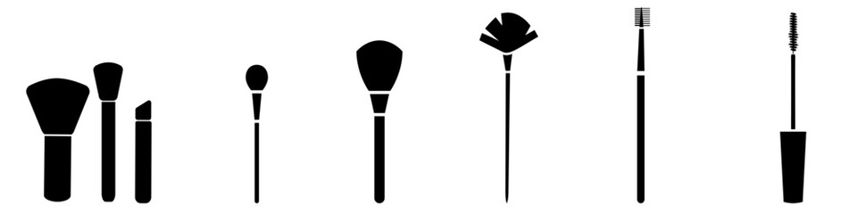 Cosmetics icon vector set. Make up illustration sign collection. Beauty symbol ro logo.