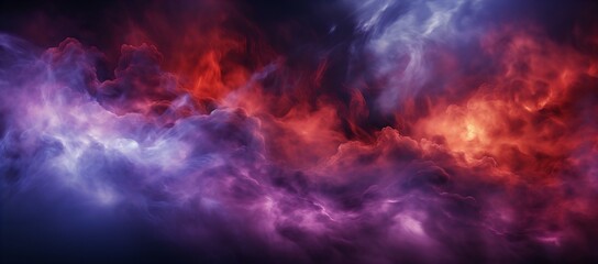 Fototapeta premium Ethereal Cosmic Dance of Nebulous Hues in a Surreal Space Dreamscape