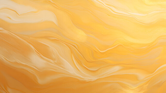 Yellow gold gradient organic texture with overlapping texture marble. Generative Ai.
