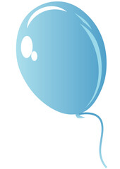 blue ballon