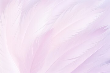 Beautiful Fluffy Pale Purple Color Feather Abstract Feather Background