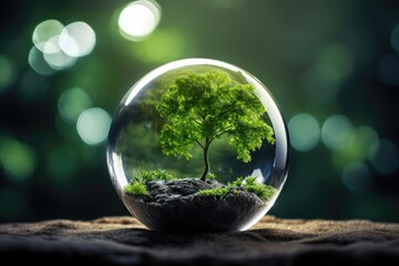 Embracing Green Practices For Better Future In Business. Сoncept Sustainable Business Strategies, Eco-Friendly Products, Carbon Footprint Reduction, Green Supply Chain, Renewable Energy Adoption.