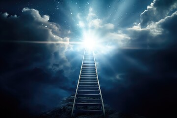 A Ladder Leading Up To The Heavens