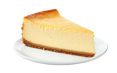 New York Cheesecake Bliss On Transparent Background
