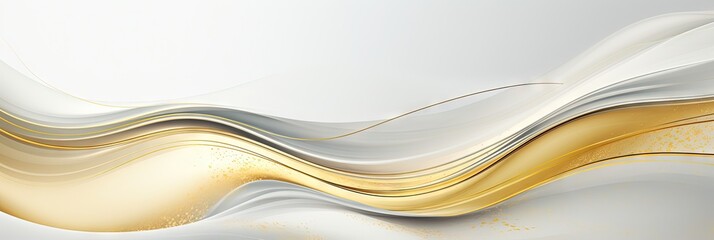 Obraz premium Luxury abstract seamless wallpaper pattern background with gold foil, lines, geometric shapes. Generative AI, AI