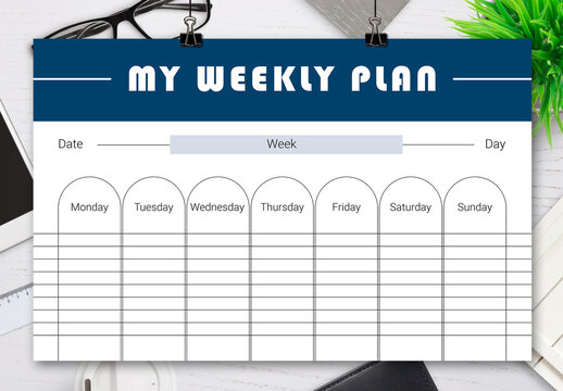 Weekly Planner Layout