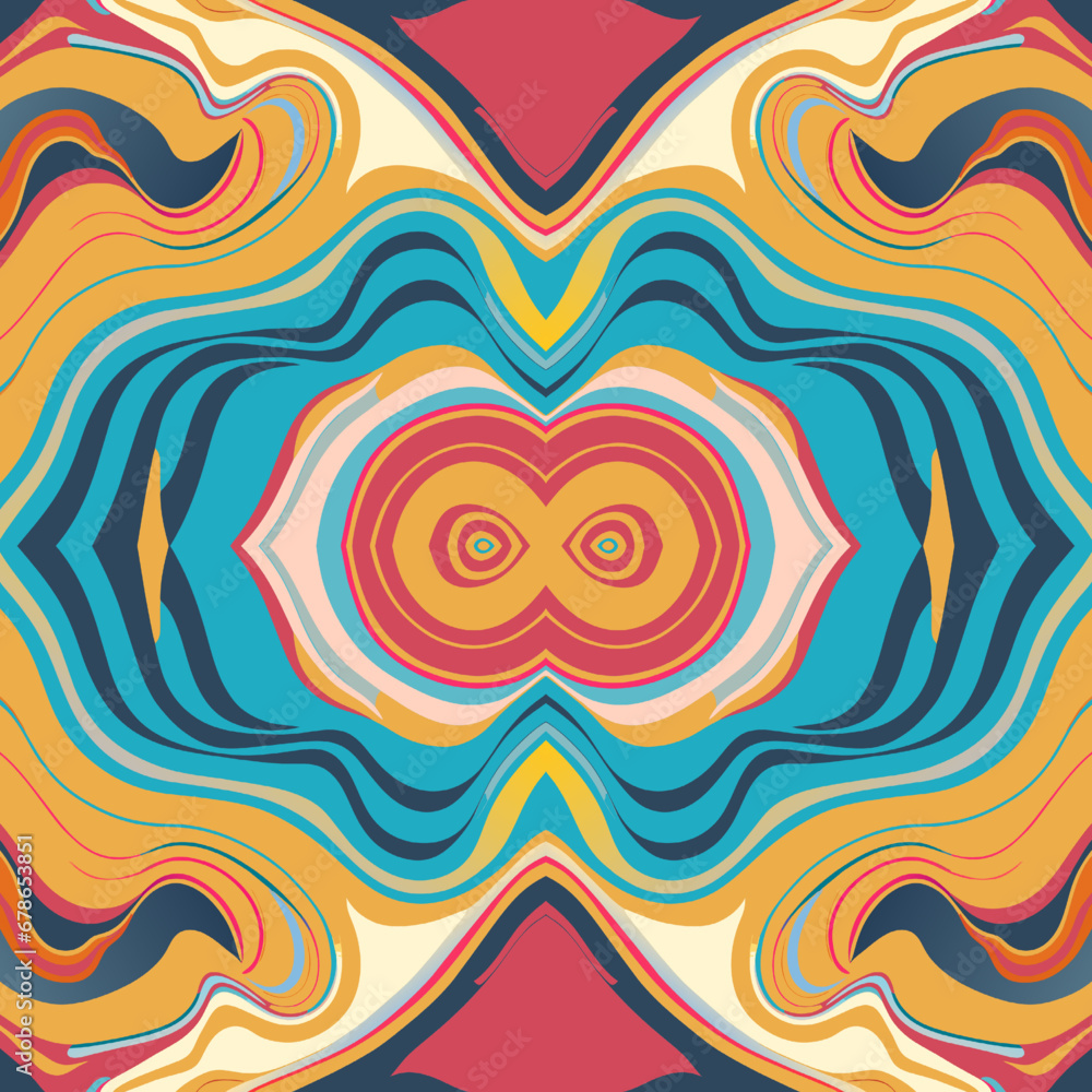 Poster seamless background pattern. abstract pattern with a variety of multicolored lines.