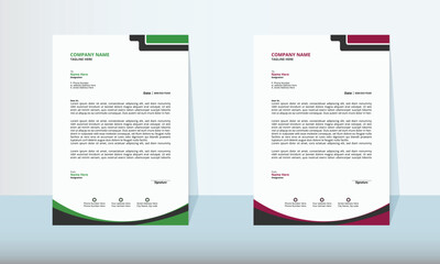 Professional Simple Newest and Modern Creative Letterhead Design - A4 Size