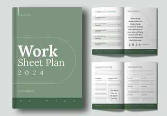 Work Sheet Planner Layout