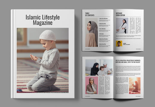 Islamic Lifestyle Magazine Template