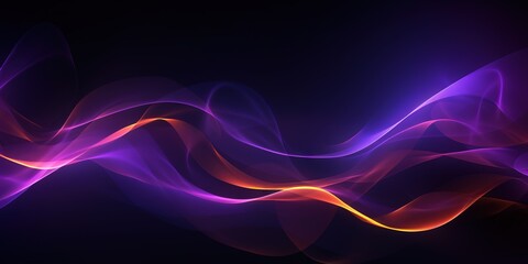 Mystic Luminescence  Enigmatic Nebula in Violet Haze, Generative AI