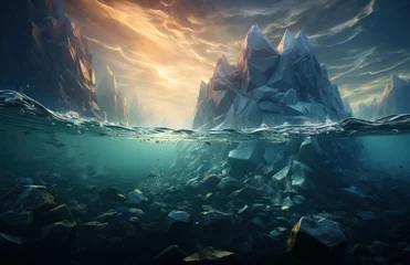 Fototapeten iceberg in the ocean © nataliya_ua