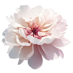 Fototapeta premium pink rose isolated on white background