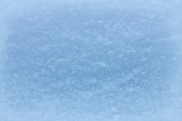 blue winter background snow texture close-up