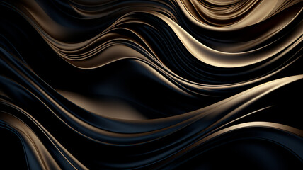 abstract background with orange and black liquid