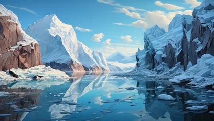 Foto op Canvas iceberg in polar regions © nataliya_ua
