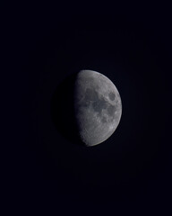 Moon in the deep sky