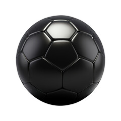 black soccer ball isolated on transparent background Remove png, Clipping Path
