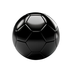 black soccer ball isolated on transparent background Remove png, Clipping Path
