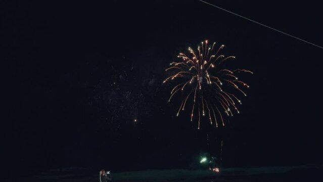 fireworks new years eve celebration 