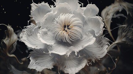 The delicate intricacies of a flower's anatomy, a testament to nature's precision.