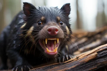 Fotobehang Tasmanian Devil screechin © Angah