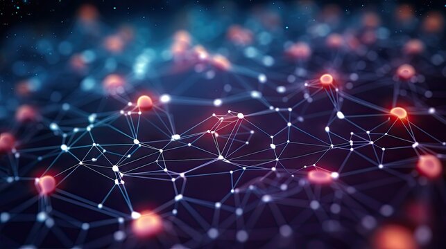 Abstract technology background of a  quantum computing