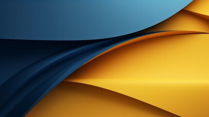A Vibrant Close-Up of a Yellow and Blue Background
