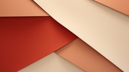 Obraz premium Geometric Paper Texture - Background: Abstract Layers and Warm Tones