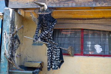 Bruja, decoración de Halloween