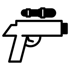 gun with bullet dualtone